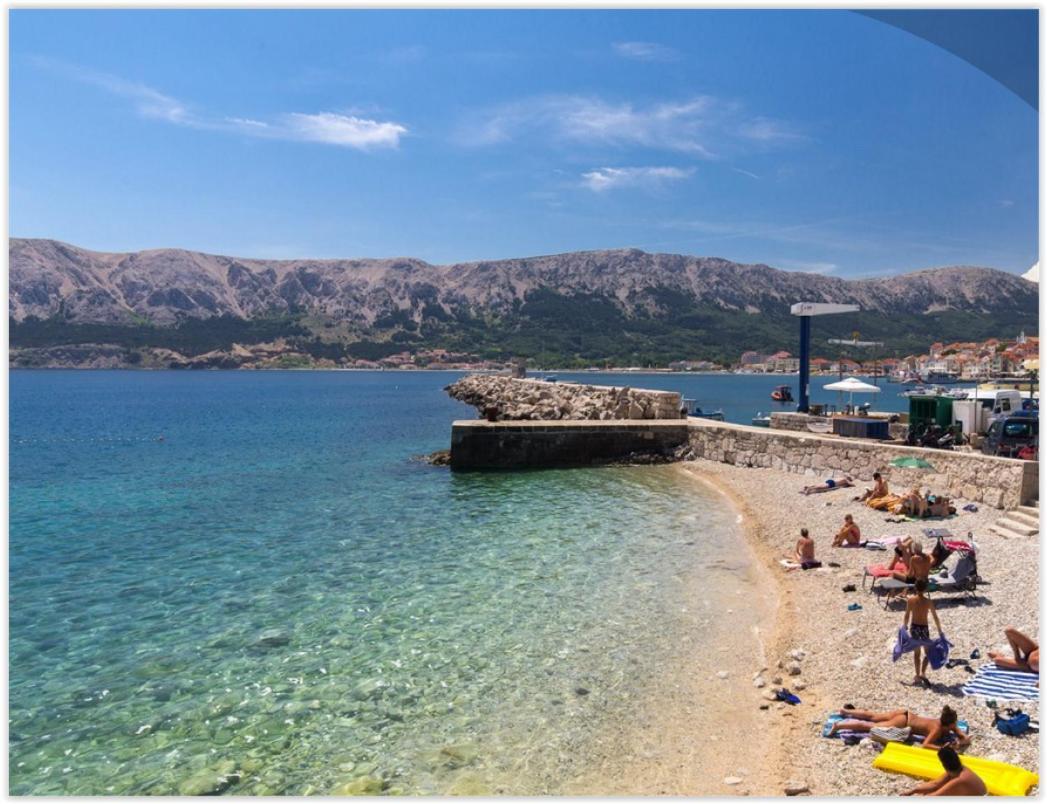 Beach Villa Baska Exterior photo
